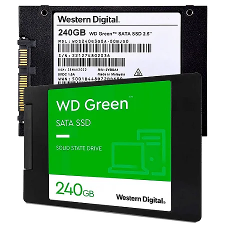 Portable Western Digital Green SSD 240GB